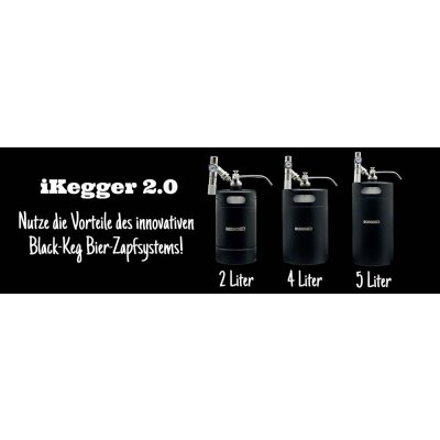 iKegger 2.0 Komplettset Bier-Zapfsystem - iKegger 2.0 Komplettset Bier-Zapfsystem