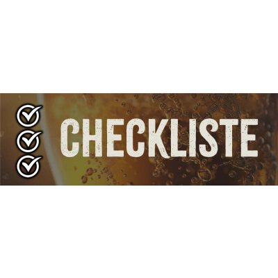 Checkliste für dein Festbier - Checkliste für dein Festbier