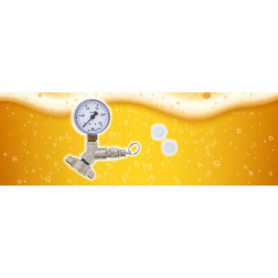 Spundventil mit Manometer - Spundventil mit Manometer