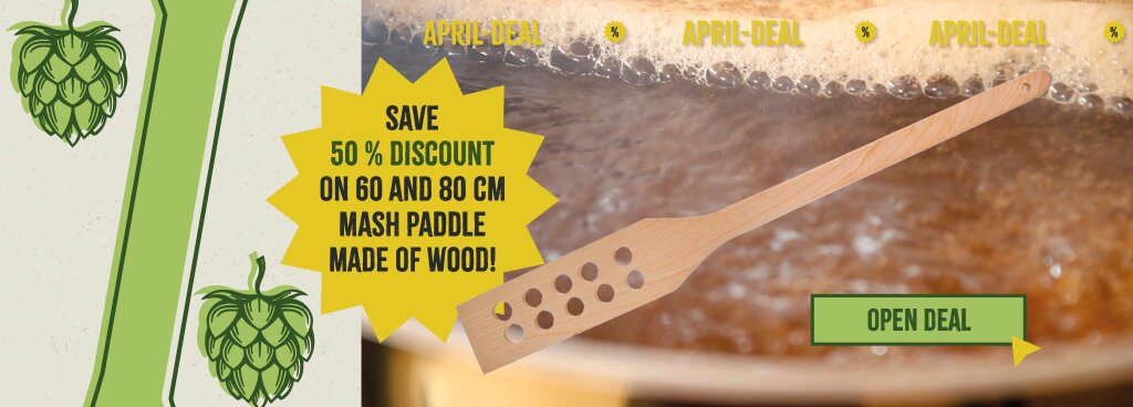 Mash paddle wood 60 cm and 80 cm - Special price!