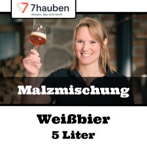 Malzmischung Weißbier - 7hauben.com - 5 Liter