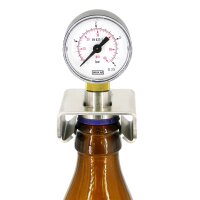 Flaschenmanometer für Kronenkorkenflaschen MattMill