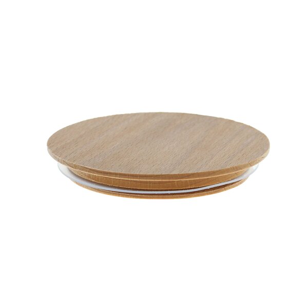 Wooden lid with silicone seal Ø 107 mm - for WECK jars RR100