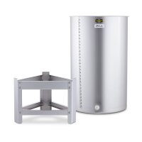 Lagergestell für Behälter mit Flachboden - für Behälter von 440 mm - 1200 mm