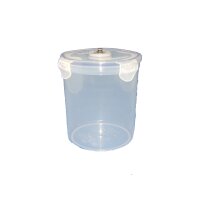 Hefebox mit Ventil - 1,4 Liter rund