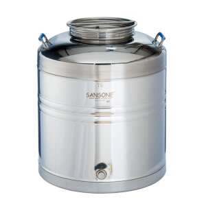 Stainless steel can 75 litre