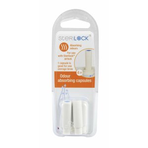 Odour absorbing capsules for Sterilock&reg; 4 pcs