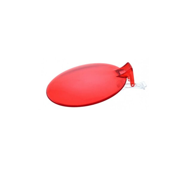 Universal beer glass lid - red