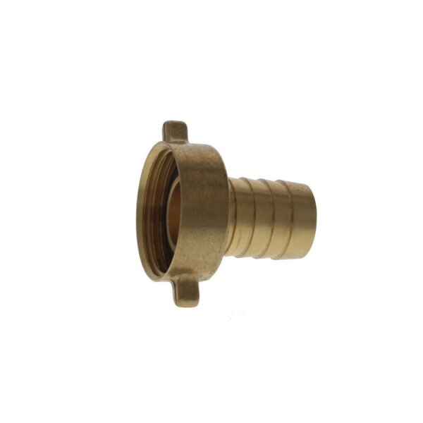Hose coupling / brass / two-part 19 mm x 1