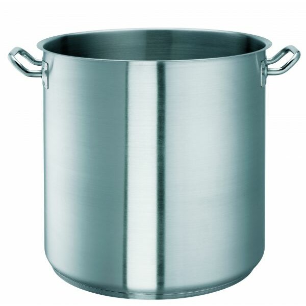 Stainless steel pot about 98 litre incl. lid