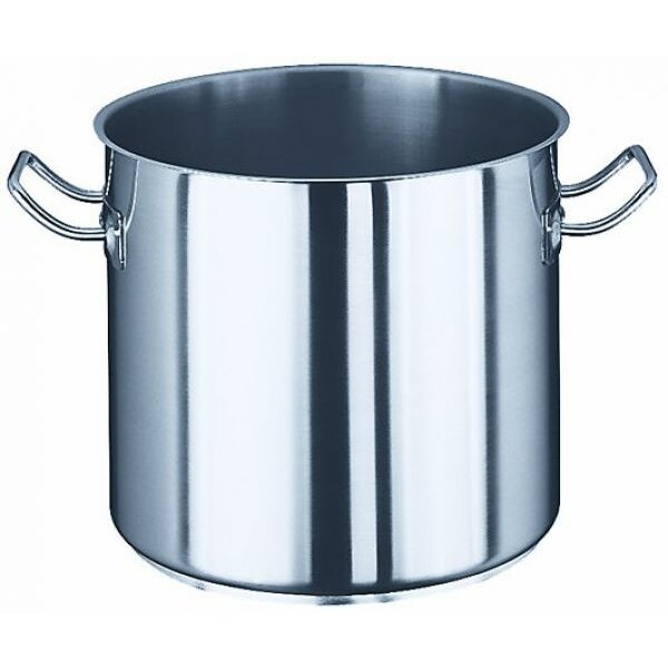 Stainless steel pot about 155 litre incl. lid