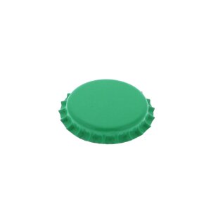 Crown caps 26 mm - Light Green, 500 pieces