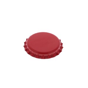 Crown caps 26 mm - RED, 500 pieces