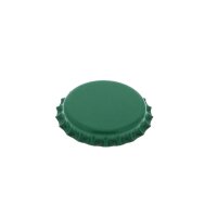 Crown caps 26 mm - GREEN, 500 pieces