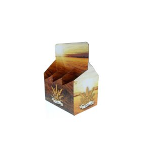 Carton crate of beer for 6 bottles - design: wheat beer
