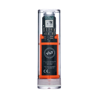 Tilt Hydrometer / Thermometer Orange