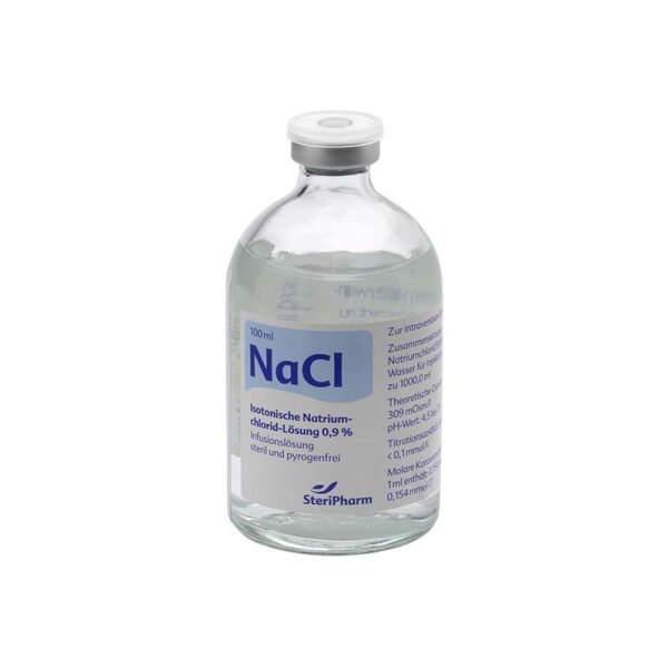 Isotonische Kochsalzlösung 0,9% - 100 ml (5er Pack)