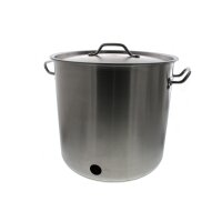 Pot with 94 Liter - with lid and tap