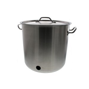 Pot with 47 Liter - with lid and tap