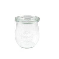 WECK® tulip glass 220 ml (round border 60) - 12 glasses with glas lid