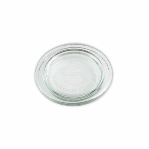 WECK®  replacement glass lid round border 80