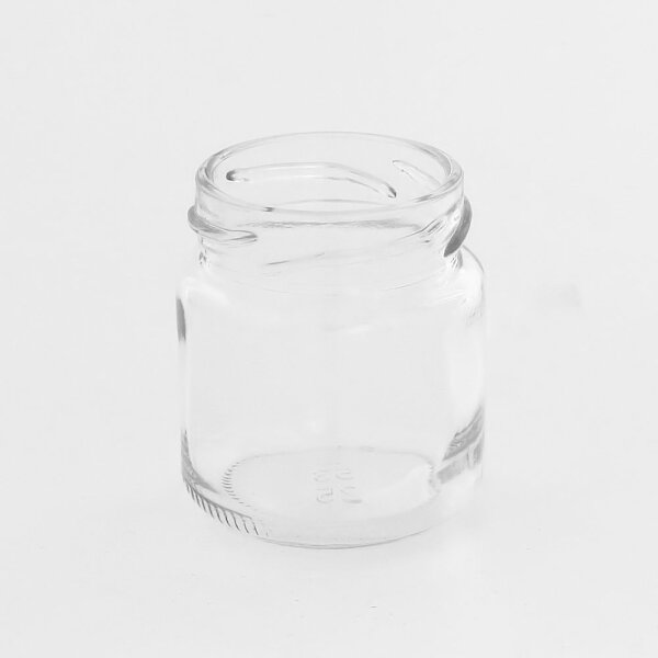 Rundglas 53 ml für Schraubverschlussdeckel
