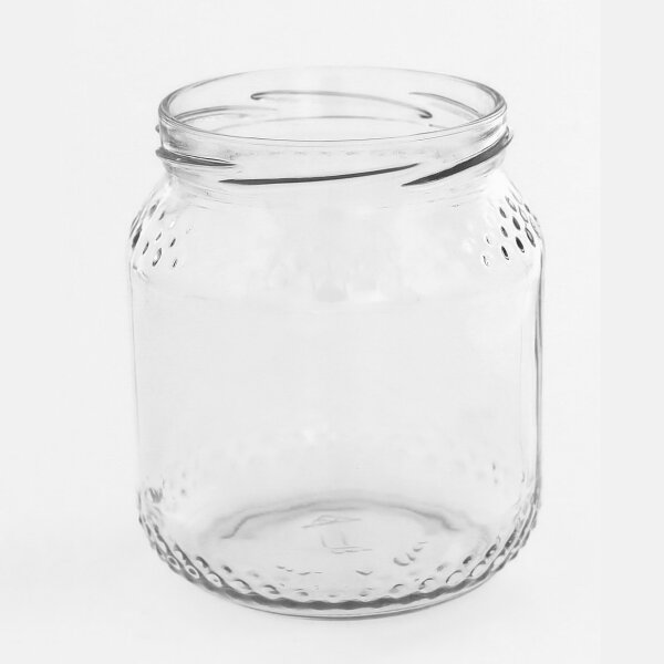 Rundglas 580 ml für Schraubverschlussdeckel