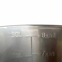 Brew Monk® Edelstahl Gärbehälter 30 Liter