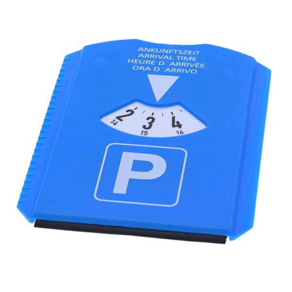 Parking disc 4 in 1 with "Hopfen ud mehr" logo