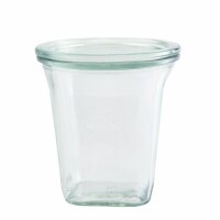 WECK®-Quadroglas 545 ml (Rundrand 100) 6 Gläser / Karton