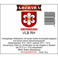 GOZDAWA VLB RH - bottom fermenting dry yeast 10 g