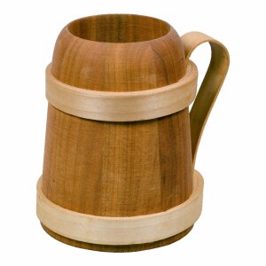 Beer mug R&ouml;mer made of cherry wood