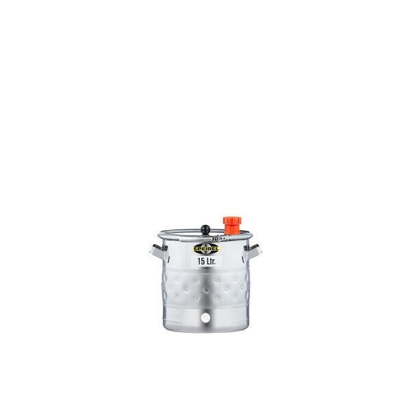 Fermentation and storage drum with double jacket for cooling Universal