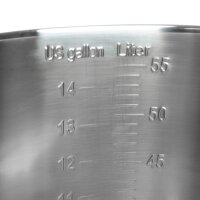 Brew Monk® Edelstahl Gärbehälter 55 Liter