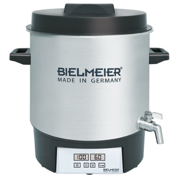 BIELMEIER digital preserving cooker 27 liter BHG 411.3 with 3/4 inch stainless steel tap