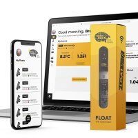 Brewbrain Float WiFi hydrometer and thermometer